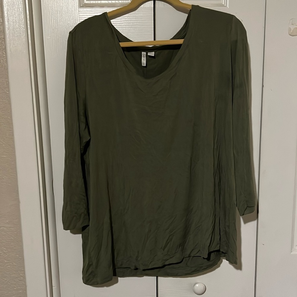 Forest Green Cato Blouse Size 18/20W